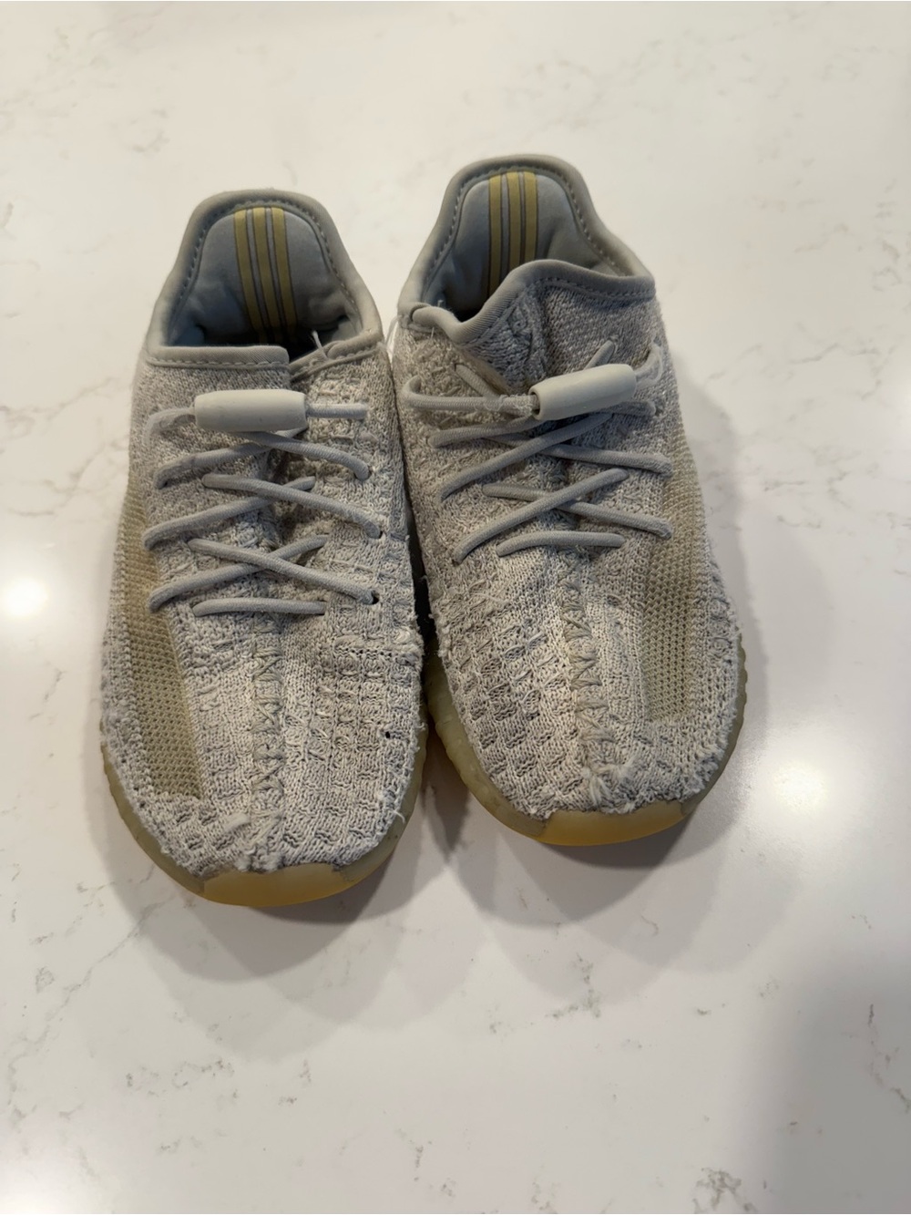 Yeezy Kids Shoes in Light Gray